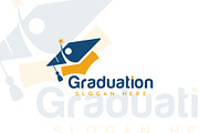 Modern Graduation Logo cap vector, an Education Illustration by Master Design (Thumbnail 1 of 3)