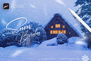 Snow Procreate Brushes, a Brush Add-On by Andrew Skoch Design (Thumbnail 1 of 10)