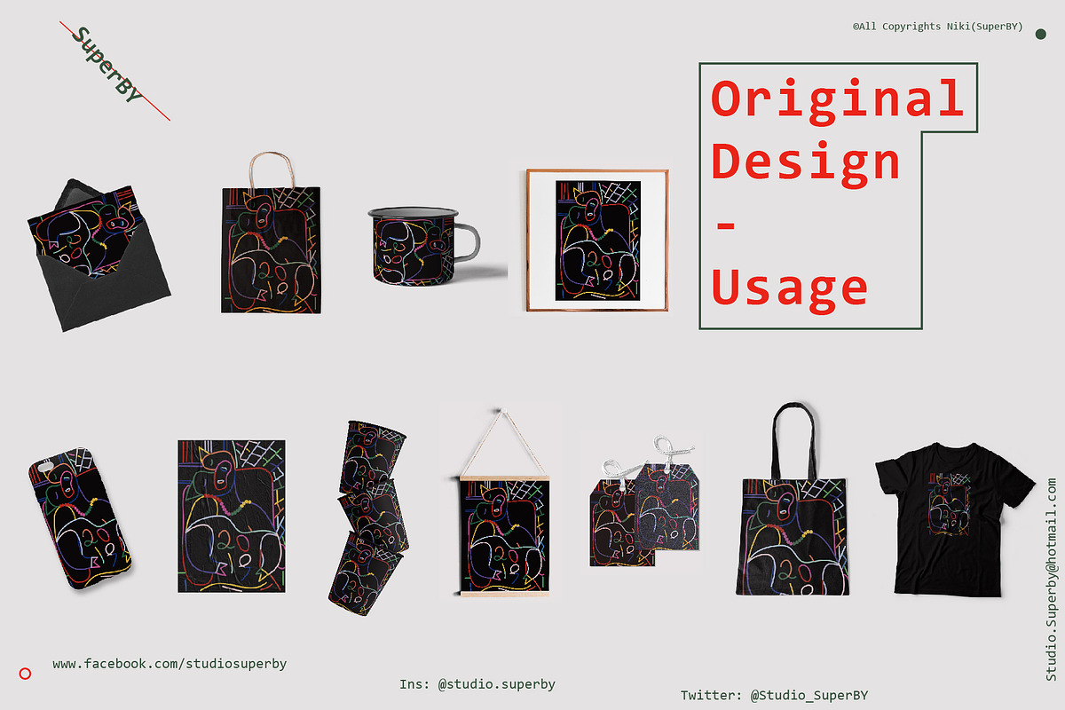 Printable Prints Cards Holidays, a Card Template by SuperBY Market (Photo 2 of 4)