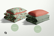 Duvet & Pillow Case Mockup, a Product Mockup by Designertale (Thumbnail 4 of 11)