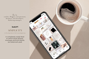 SIMPLICITY. BUNDLE  1., a Social Media Template by OntheMoon