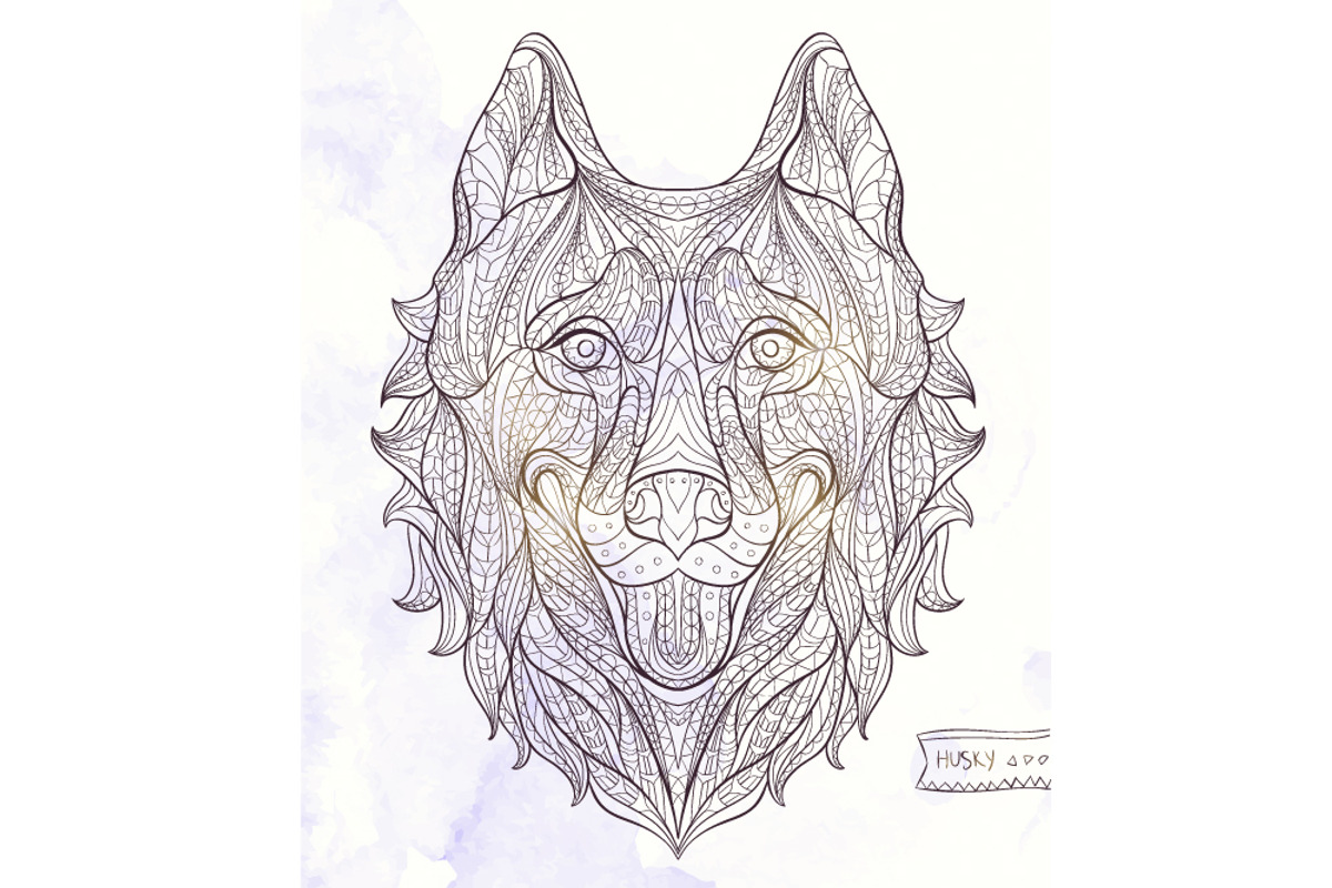 Ethnic Collection: Husky, an Animal Illustration by ArtoJoy (Photo 4 of 5)