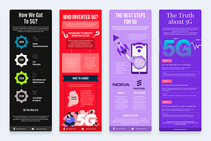 5G Technology Infographics Template