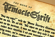 Tentacle Szrift, a Blackletter Font by Leitmotif (Thumbnail 1 of 2)