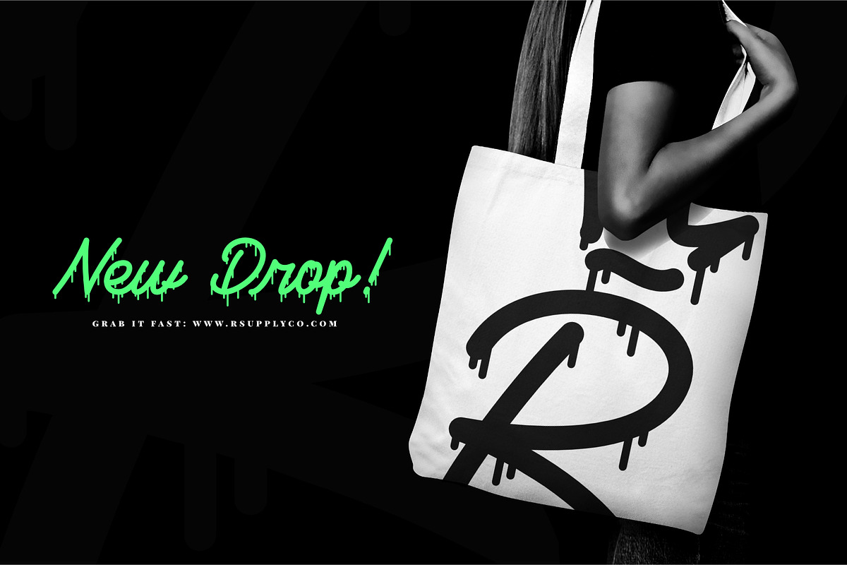 Onedrips - Graffiti Script Fonts, a Script Font by Prioritype Co (Photo 5 of 14)