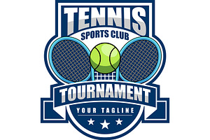 Tennis Sports Club Tournament, an Illustration by HitToon