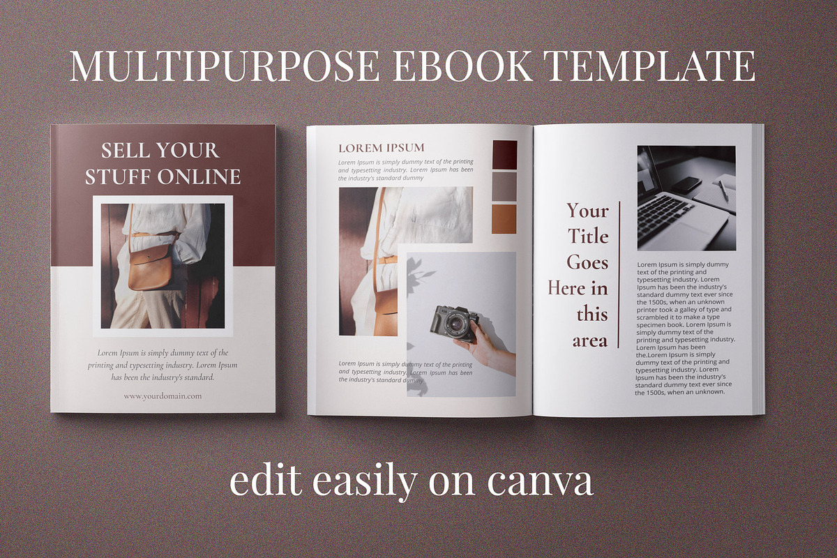 eBookCreator Canva Template, a Magazine Template by bonadigitals (Photo 1 of 10)