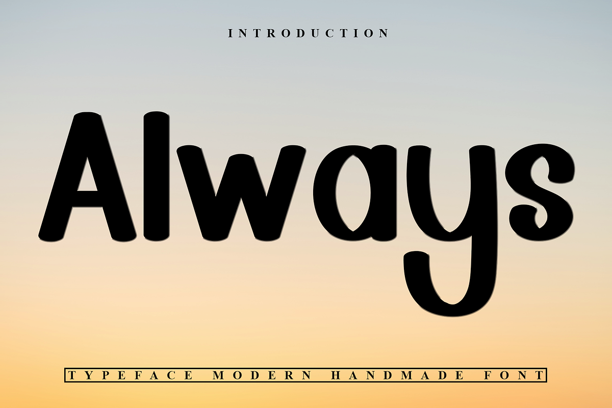 Always, a Sans Serif Font by InermediaSTUDIO (Photo 1 of 7)