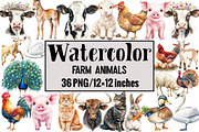 Farm Animals, an Illustration by Design Market (Thumbnail 1 of 3)