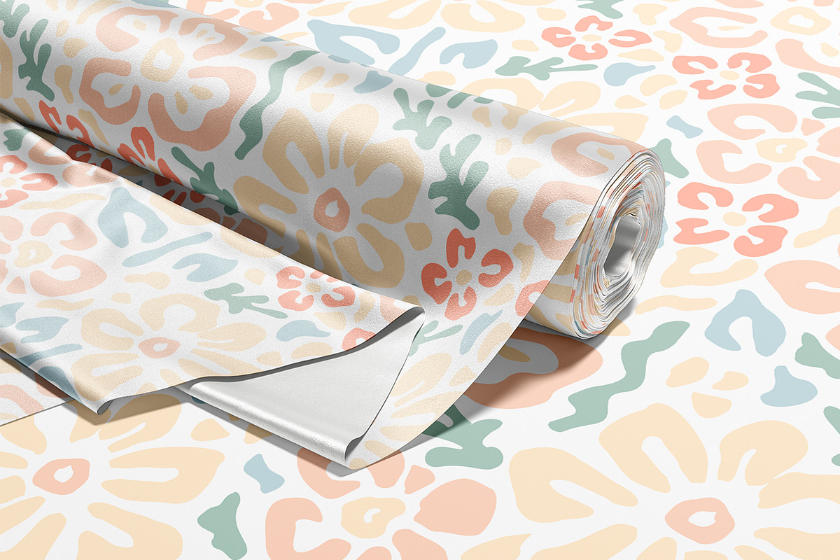 Cute Summer Flowers, a Pattern Graphic by MalyskaStudio (Photo 2 of 9)