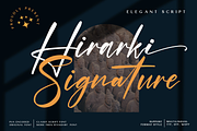 Hirarki Signature, a Script Font by Wildan Type (Thumbnail 1 of 7)