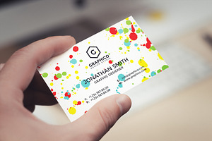 Splatters Art Business Card - 36