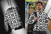 Black White Native American Pattern, a Pattern Graphic by PPEthnicDecorPattern (Thumbnail 7 of 10)