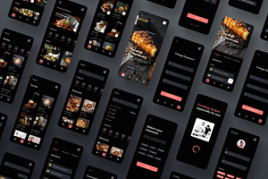 HomeCooked Recipe Mobile UI Kit