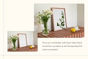 Wood Frame Mockup, PSD, 300dpi, a Print Template by LOPEstudio (Thumbnail 4 of 5)