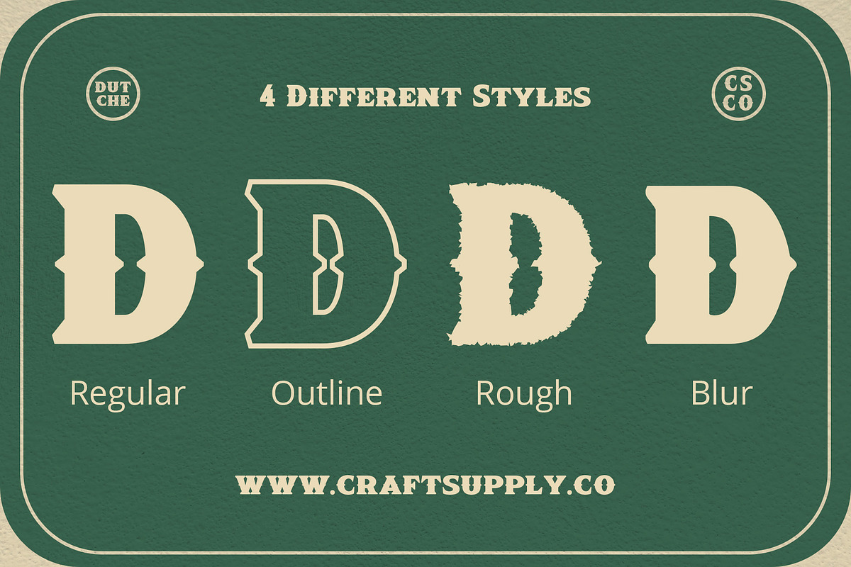 Dutche – Display Serif, a Serif Font by Craft Supply Co. (Photo 3 of 8)