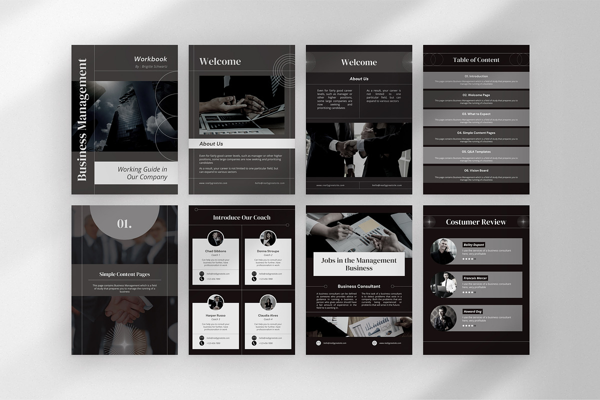 Luxury Workbook Canva Template, a Magazine Template by Brandearth RRGraph (Photo 11 of 11)