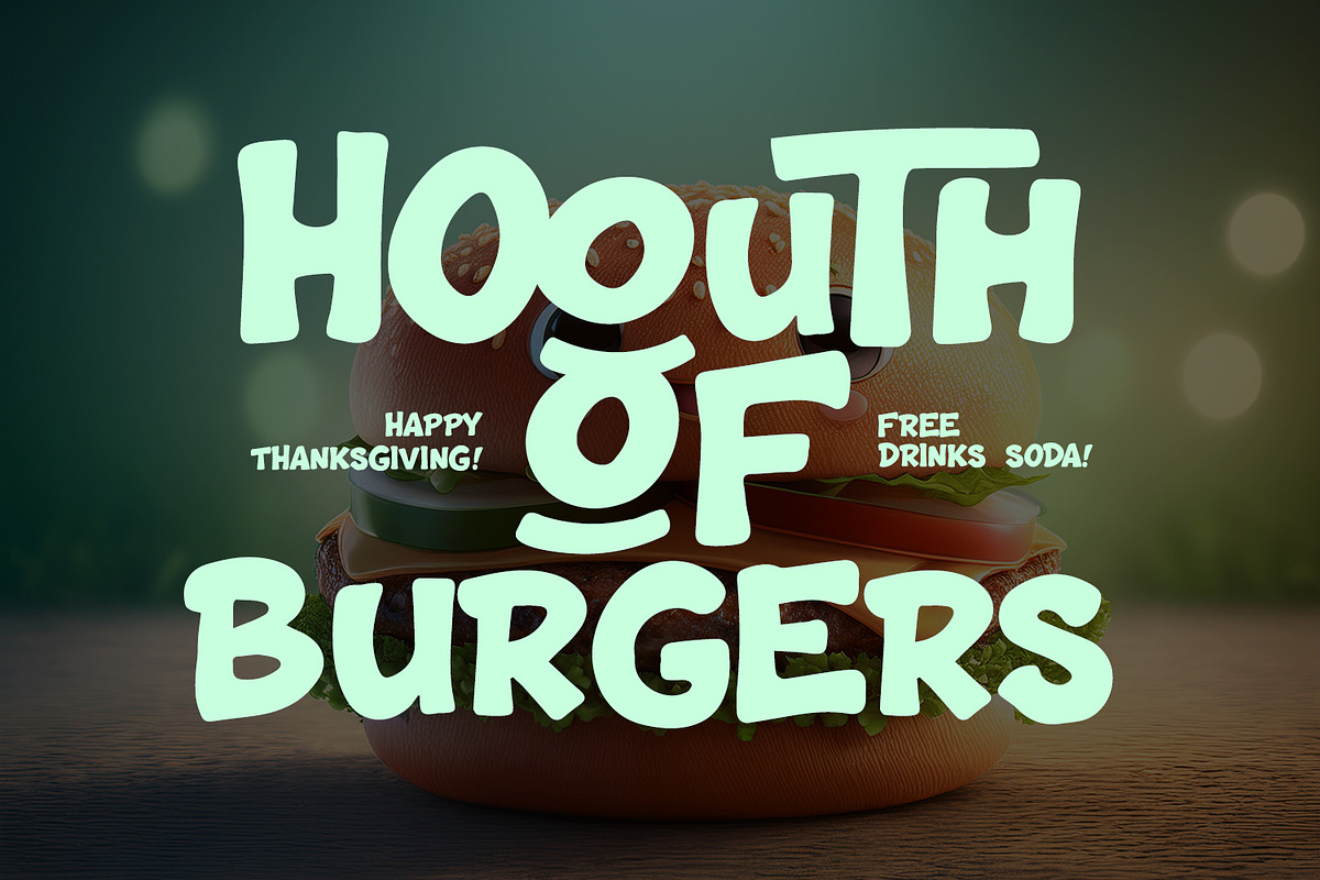 Thont Terus Playful Display Font, a Handwritten Font by Maulana Creative (Photo 3 of 6)