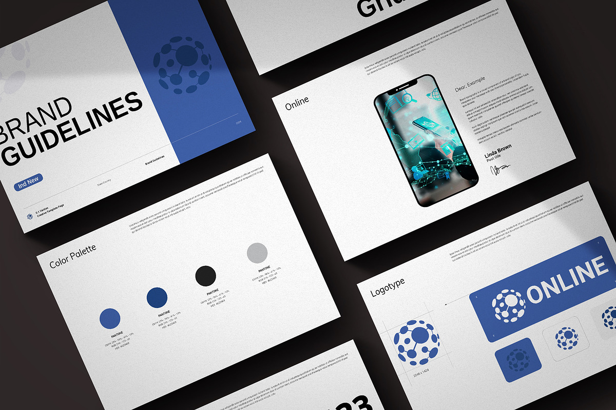 Brand Guidelines, a Brochure Template by metastudio38 (Photo 7 of 8)