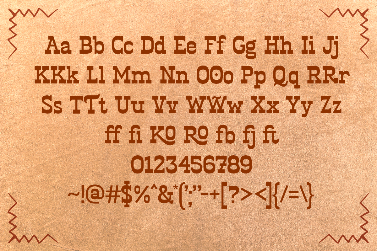 Mount West - Western Slab, a Slab Serif Font by Viswell (Photo 10 of 10)