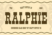 CS Ralphie – Western Display Font, a Slab Serif Font by Craft Supply Co. (Thumbnail 1 of 8)