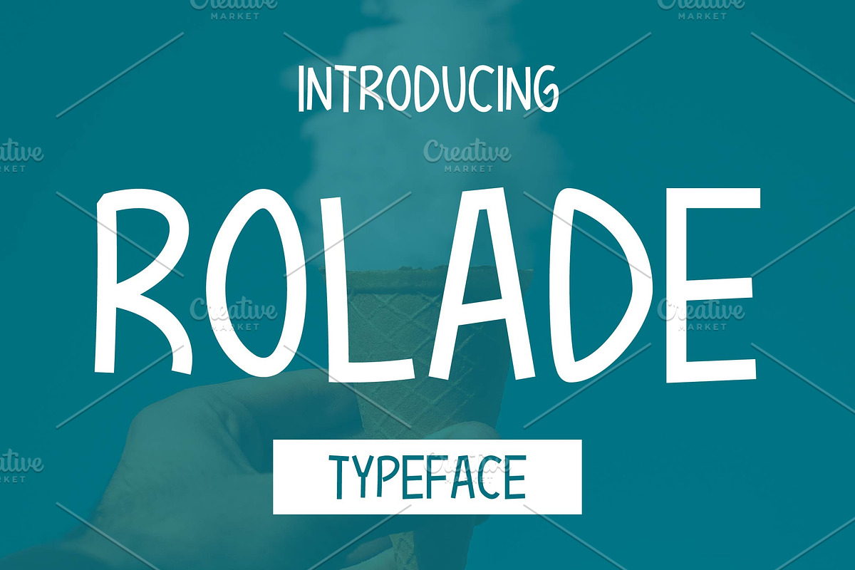 Rolade Typeface, a Sans Serif Font by Artiveko (Photo 1 of 4)
