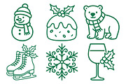 Hand Drawn Christmas PNG Clipart, an Illustration by Daily.Designs (Thumbnail 4 of 8)