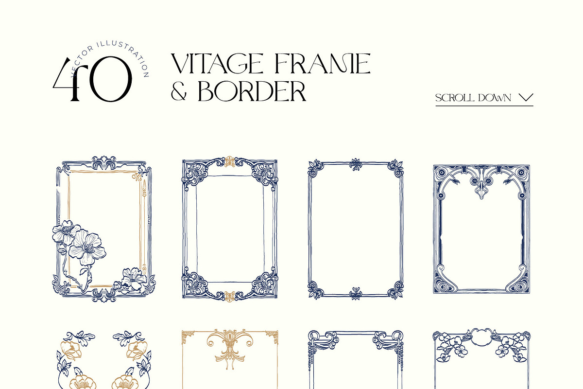 Art Nouveau | Wall Art Collection, an Object Graphic by Leleka.Store (Photo 19 of 21)