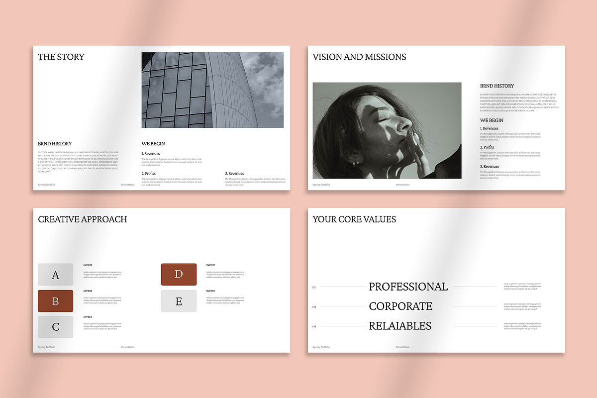 Agency Portfolio Deck, a Presentation Template by Oriofix (Photo 7 of 11)