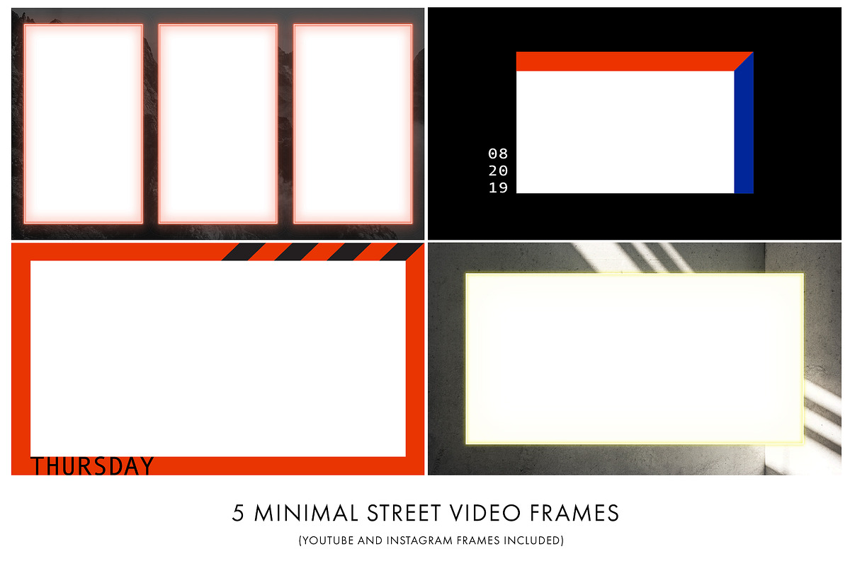 Minimal Street Youtube Branding Kit, a Social Media Template by Tangerine Nation (Photo 4 of 7)