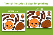 Cut and Glue Animal Kids Worksheets, an Education Illustration by Ksenya Savva (Thumbnail 4 of 6)