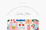 Cute Ice Cream Seamless Pattern, a Pattern Graphic by Pati Charm Studio (Thumbnail 2 of 6)