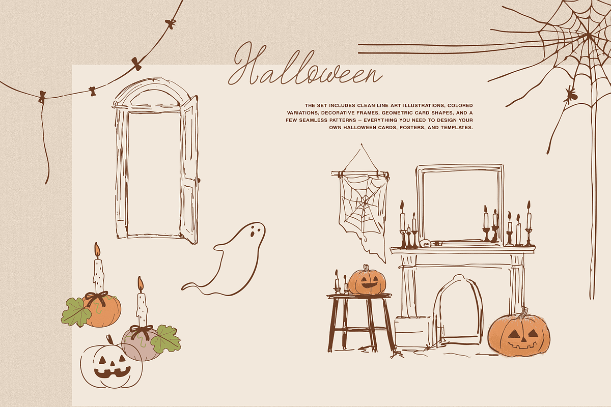 Halloween collection softy & vintage, an Object Graphic by DigARTbyHavroshka (Photo 2 of 11)
