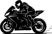Cycling Sport Silhouette Bundle, an Illustration by Designs_River (Thumbnail 10 of 38)