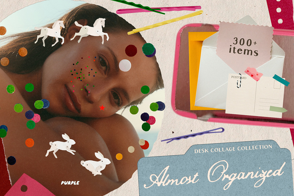 Almost Organized: Desk Collage Pack, an Object Graphic by Purple (Photo 1 of 16)