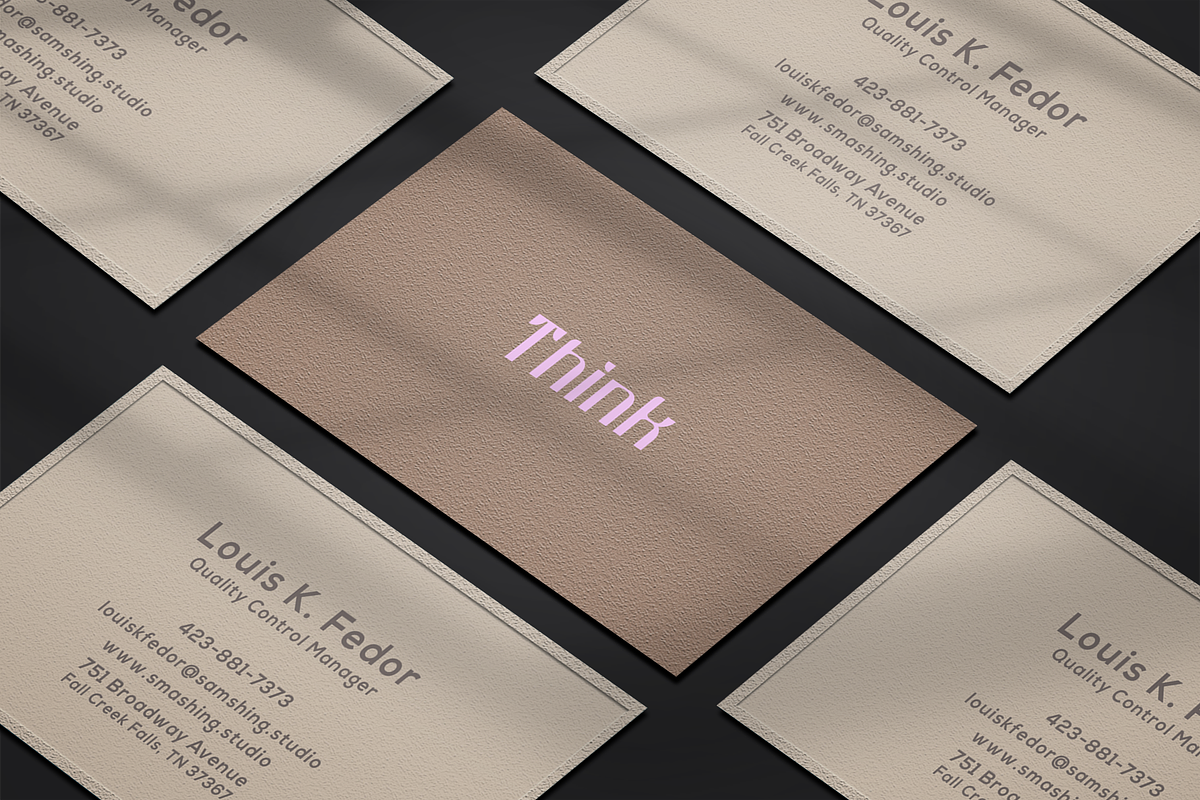 Business card Template & 3 Mock-up, a Business Card Template by Smashing_Studio (Photo 2 of 11)