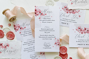 Pink Cherry Blossom Wedding Suite