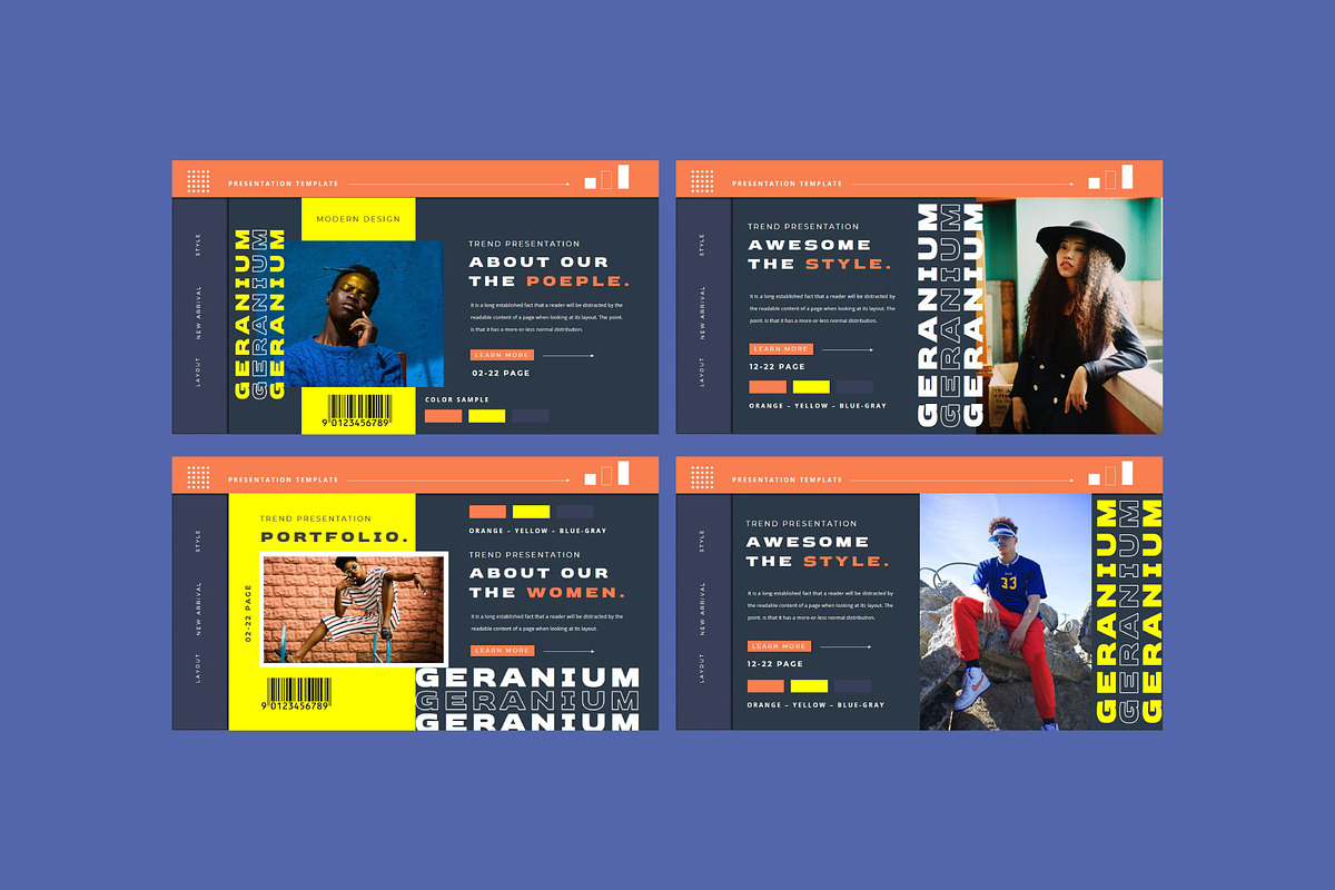 GERANIUM Keynote Template, a Presentation Template by GridlineType (Photo 7 of 9)
