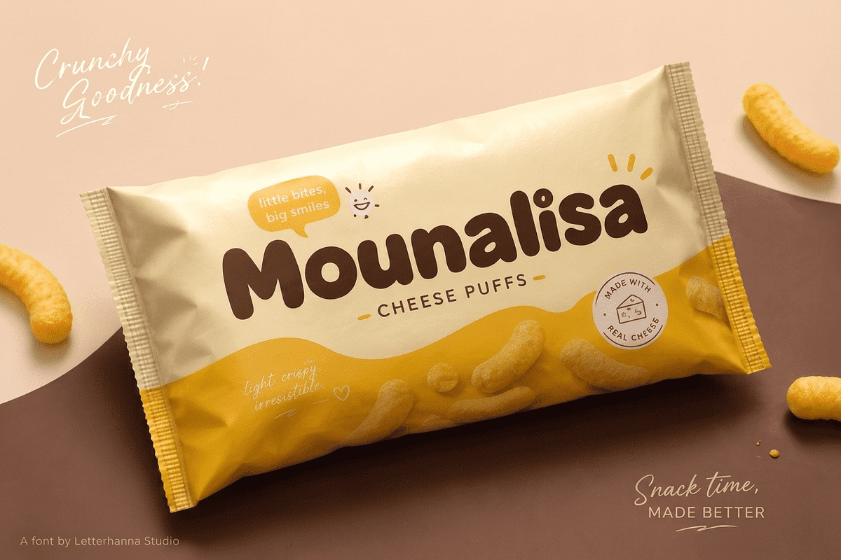 Cutepunch Bold Bubbly Cute Font, a Sans Serif Font by Letterhanna Studio (Photo 2 of 9)