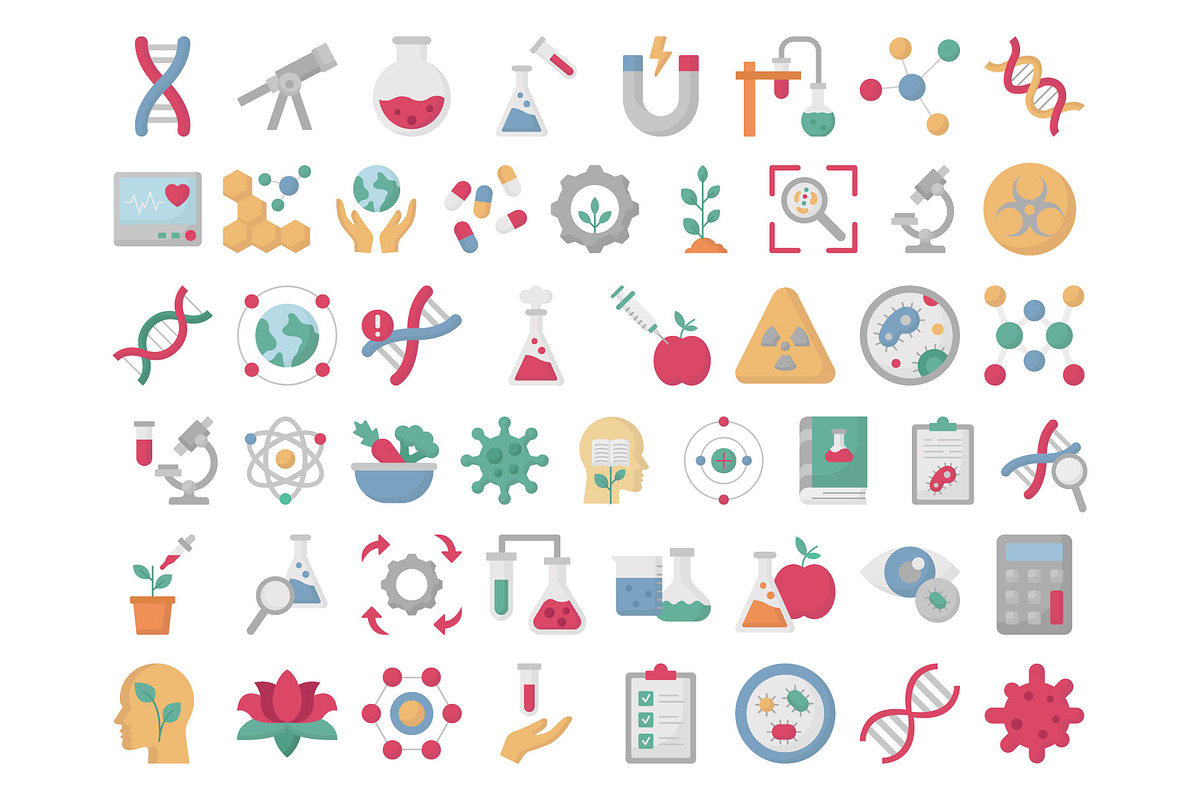 Bioengineering Vector Icons Pack, a Solid Icon by Vector Portal (Photo 2 of 7)