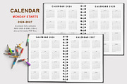 2024 Monday & Sunday Starts planner, a Stationery Template by MNT-Creator (Thumbnail 4 of 10)