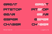 Meicre Sports - Racing Logo Font, a Sans Serif Font by Nirmana Visual (Thumbnail 12 of 16)