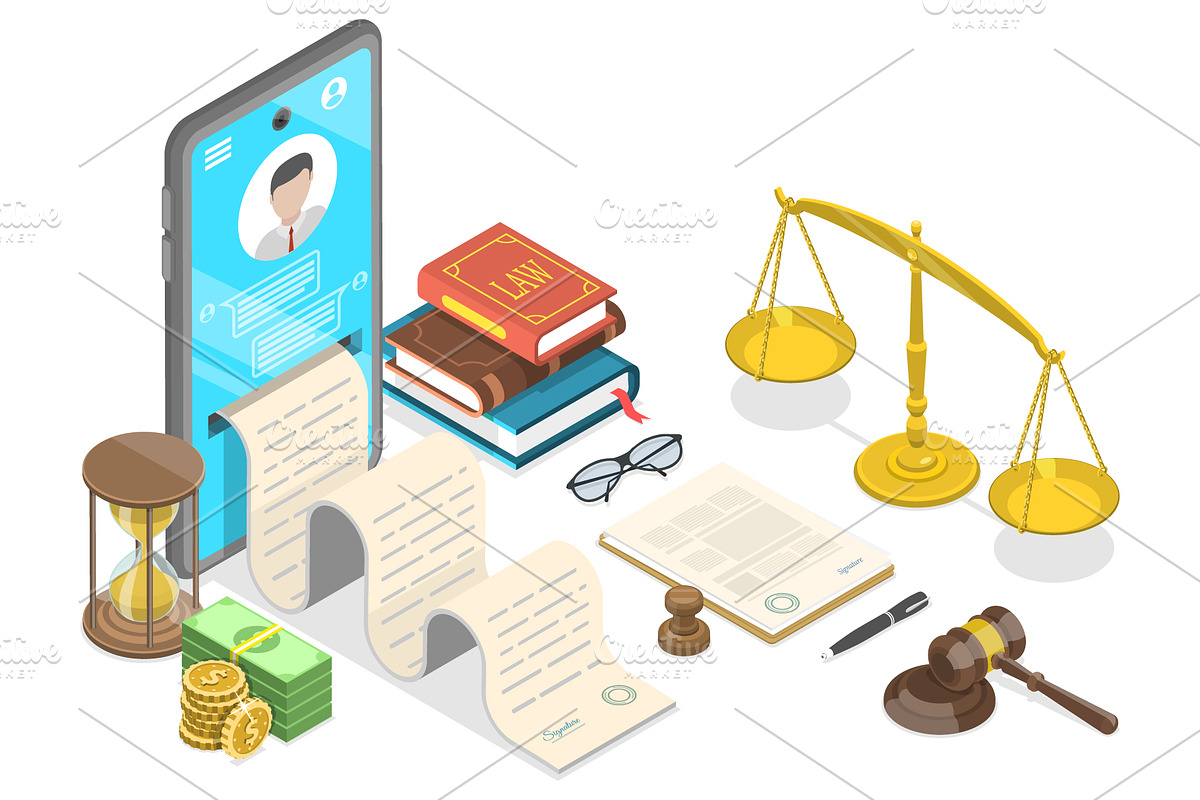 Law & Justice Set 01, a Person Illustration by AndriiStore (Photo 5 of 11)
