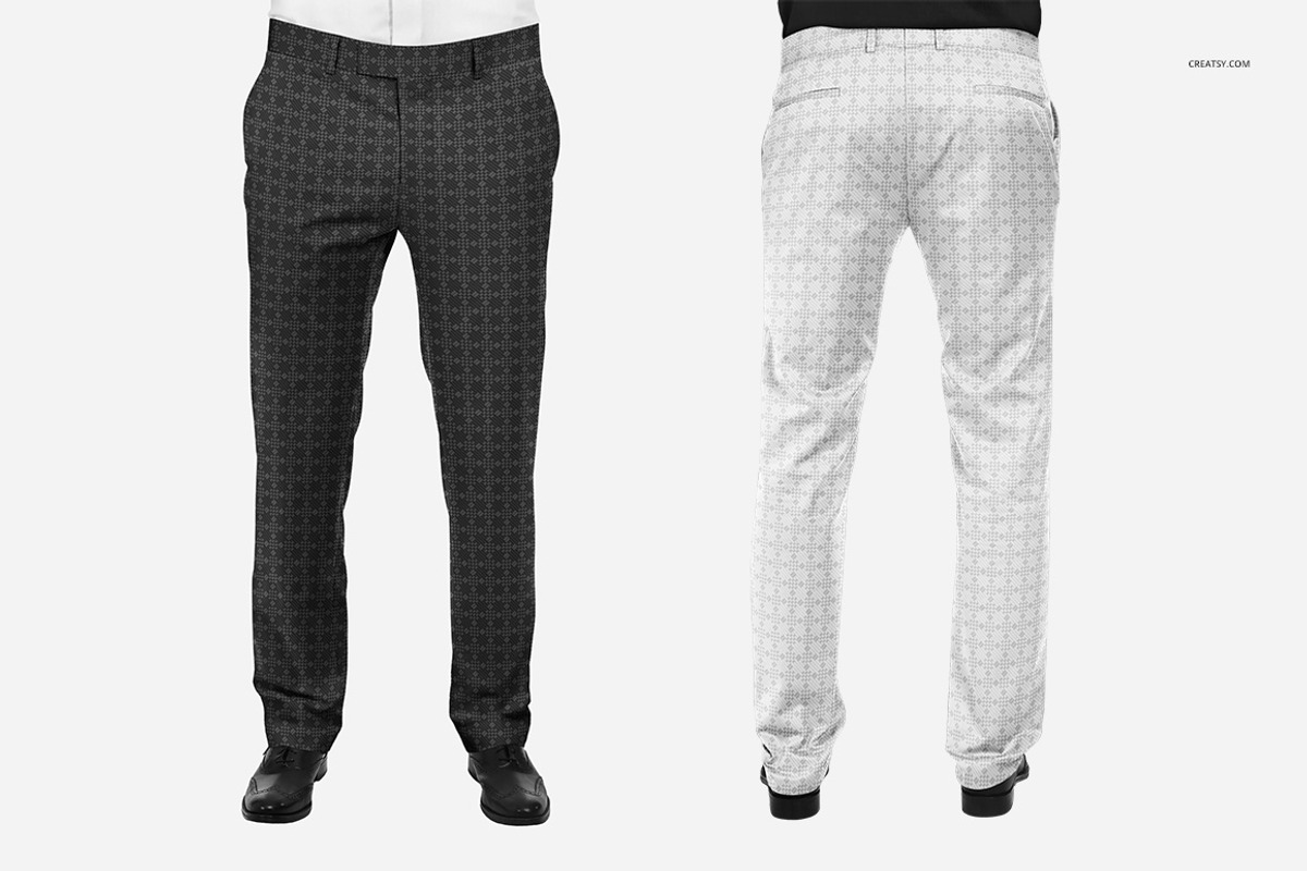 Elegant Trousers Mockup Set, a Bottom Mockup by Creatsy (Photo 4 of 7)