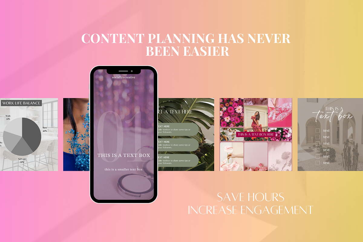 Google Sheets Social Media Planner, a Social Media Template by SociallyyCreative (Photo 7 of 9)