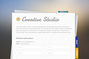 Creative Portfolio PSD, a Websites & App Template by Crazyleaf (Thumbnail 2 of 4)
