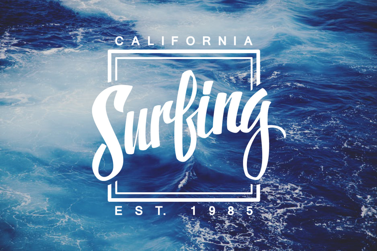 Surfing Logo Set., a Graphic by Finevector (Photo 5 of 6)