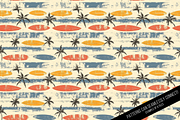 Retro Surfing Seamless Digital Paper, a Pattern Graphic by Chromolume Studio (Thumbnail 9 of 15)