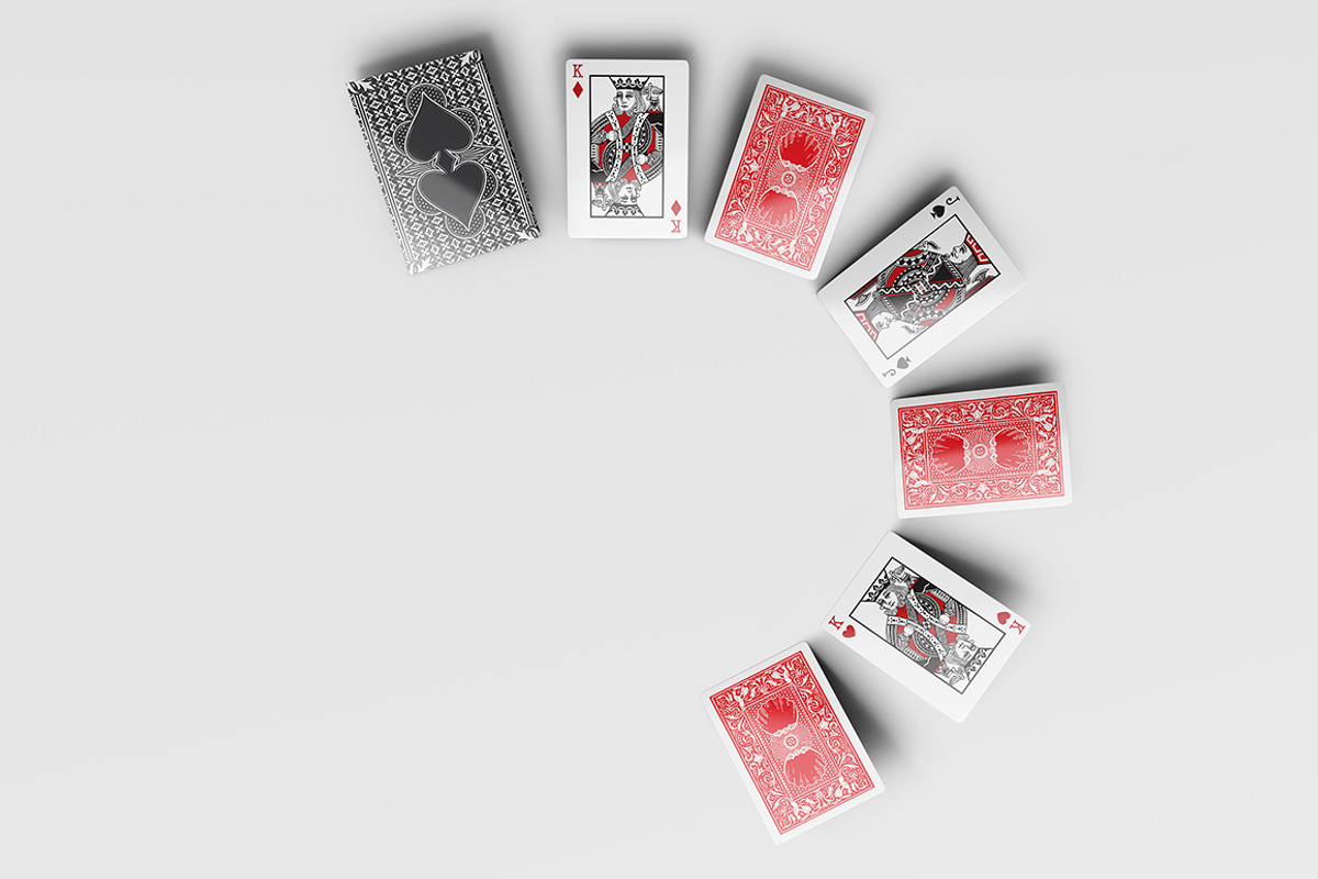 Poker Card Playing Mockups, a Print Template by Kongkow (Photo 7 of 10)