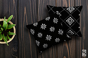 Silver Black Embroidery Patterns, a Pattern Graphic by Creative Store (Thumbnail 3 of 5)